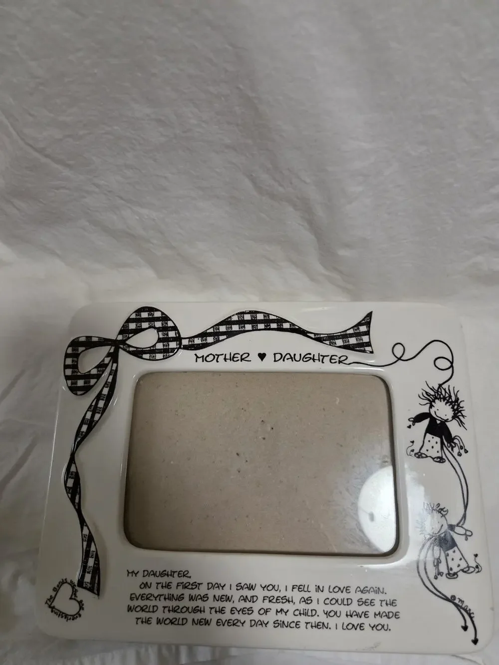 Enesco Children of The Inner Light Mothers & Daughter 4 X 6 Photo Frame